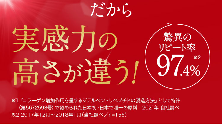 実感にこだわってW特許取得！